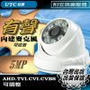 有聲 5MP 半球 監視器 鏡頭 AHD TVI 500萬畫素 夜視 LED 紅外線 攝影機 吸頂型 防盜監控 台灣出品