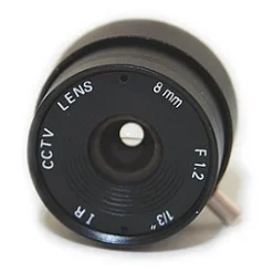 監視器鏡頭 固定光圈 8mm /F1.2 紅外線專用 IR 鏡頭  標準型攝影機 監視器鏡頭