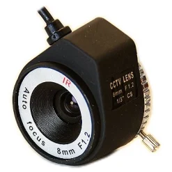監視器鏡頭 自動光圈 8mm /F1.2 紅外線專用 IR鏡頭 鏡頭 監視器鏡頭 標準型攝影機頭 監視器 含稅開發票