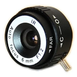 監視器鏡頭 手動光圈 6mm/F1.2 紅外線 專用 IR 鏡頭 監視器鏡頭 標準型攝影機頭 監視器 含稅開發票