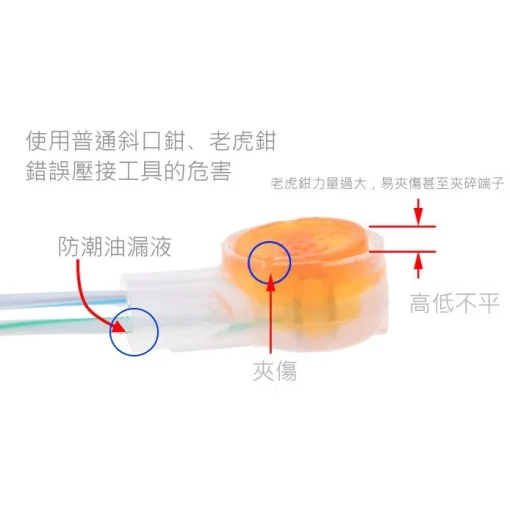 UY接續子 端子 UY 專用鉗 電信鉗 端子鉗 壓線鉗  接線端子 壓接鉗 UY鉗 UY2 接線子 端子夾 接線鉗：圖片 4