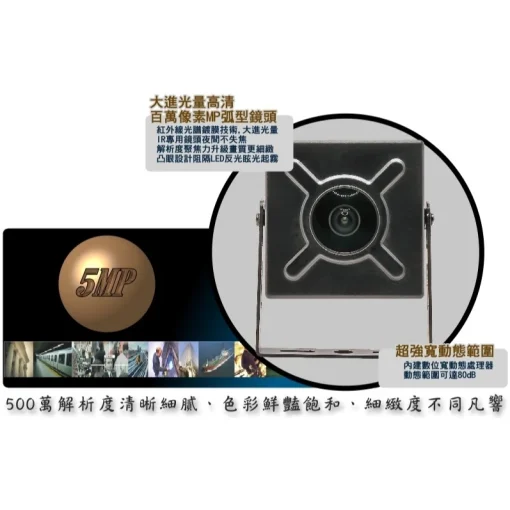 超廣角 1.8mm 500萬 H.265 有聲 豆干型 魚眼 微型 方型 網路攝影機 IPCAM 含稅：圖片 2