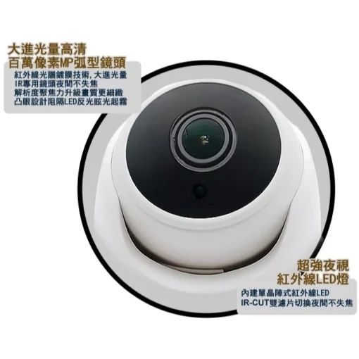POE ONVIF 500萬畫素 內建麥克風 有聲 紅外線 半球 IPCAM 網路攝影機 5MP 監視器 監控 鏡頭：圖片 2