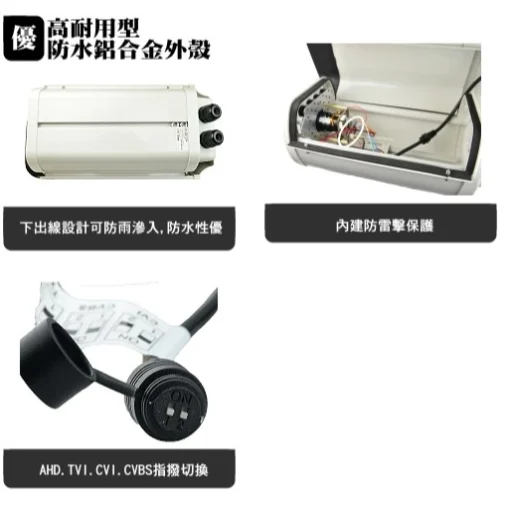 電動變焦 2.8~12mm SONY晶片 1080P AHD 雷擊保護機板 紅外線 防水攝影機 戶外 鏡頭 監視器：圖片 8