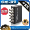 台灣快速出貨 1進4出 影像 視訊 視頻 分配器 8MP 5MP 1080p AHD TVI CVI 監視器 延伸 放大