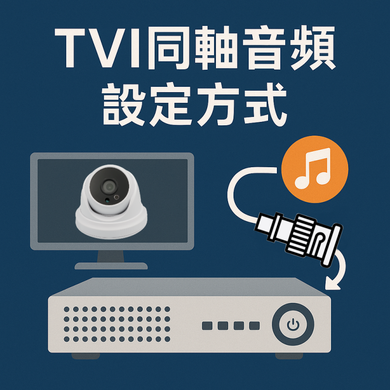 M系列主機TVI同軸音頻設定方式
