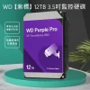 WD 威騰 Purple PRO 紫標 12TB 3.5吋 監控專用 系統 硬碟 WD122PURP 監控碟 5年保固